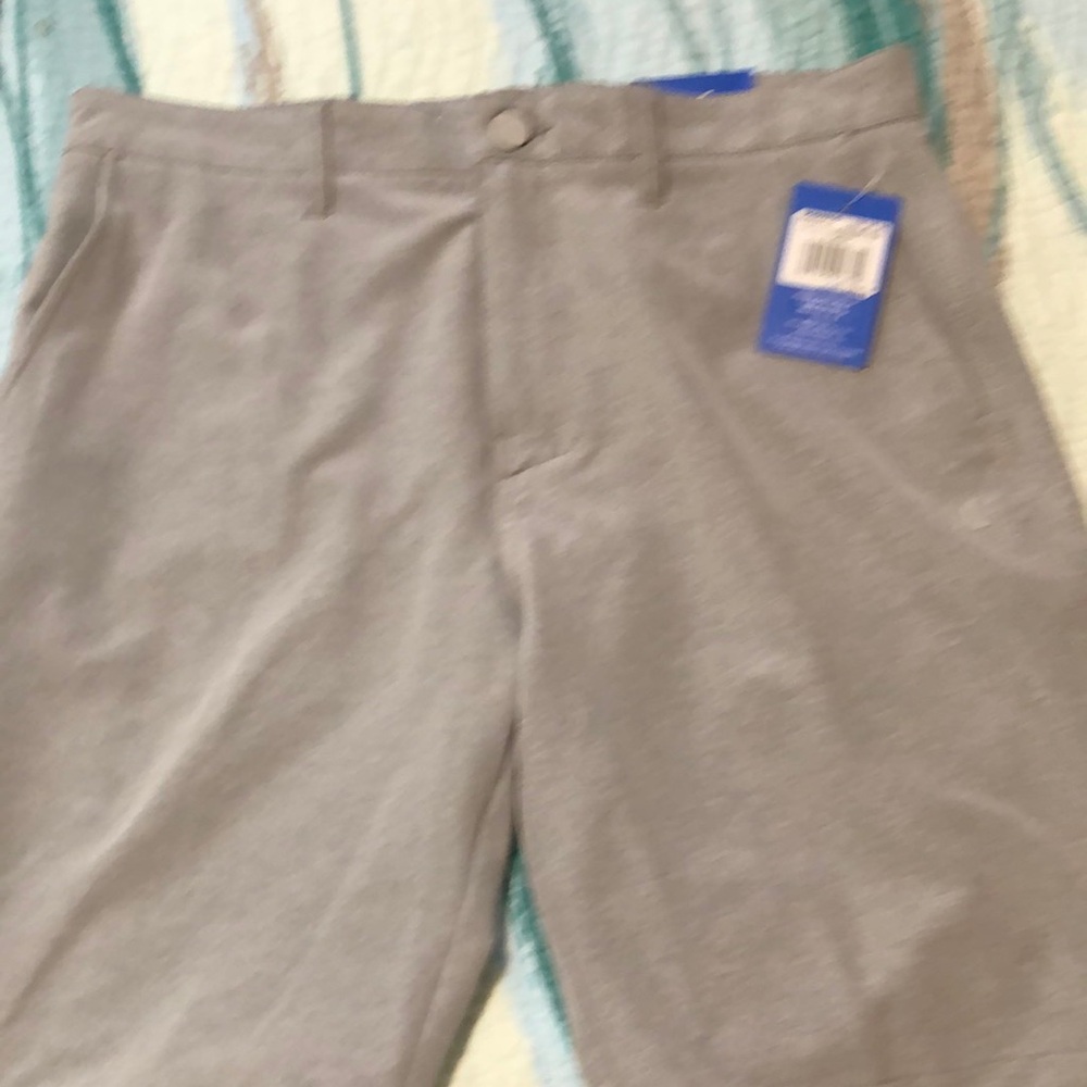 Men’s Hurley quick dry hybrid walkshorts light gray size 32 new with tags